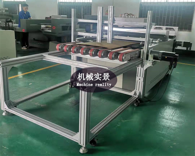 紙箱無版印刷機(jī)設(shè)備實拍，紙箱數(shù)碼印刷機(jī)廠家實拍機(jī)械。